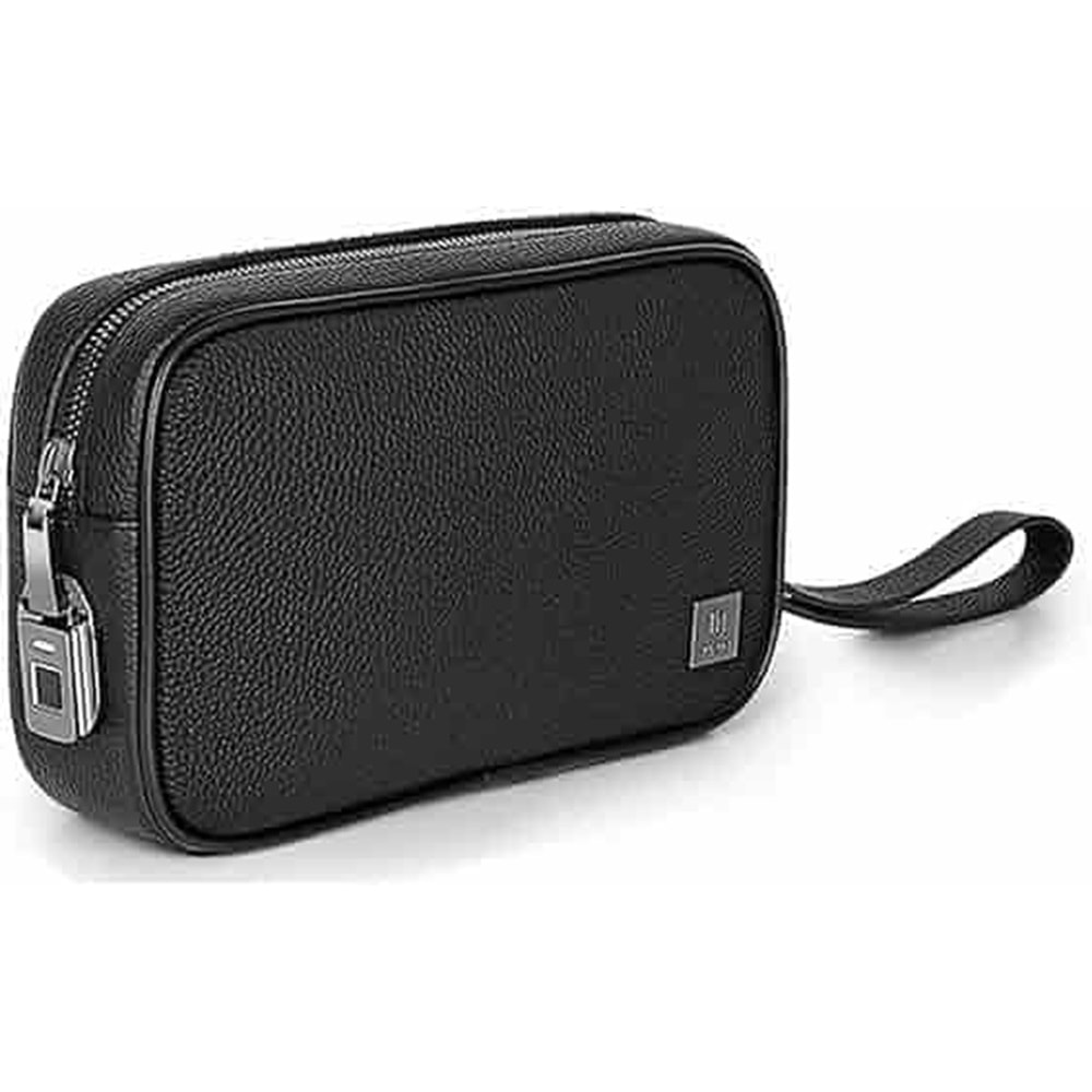 WİWU MASTER GENUİNE LEATHER FİNGERPRİNT LOCK POUCH