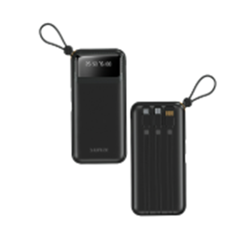 SUNİX PB-120 DİJİTAL GÖSTERGELİ KENDİNDEN KABLOLU 10000 mAh POWERBANK
