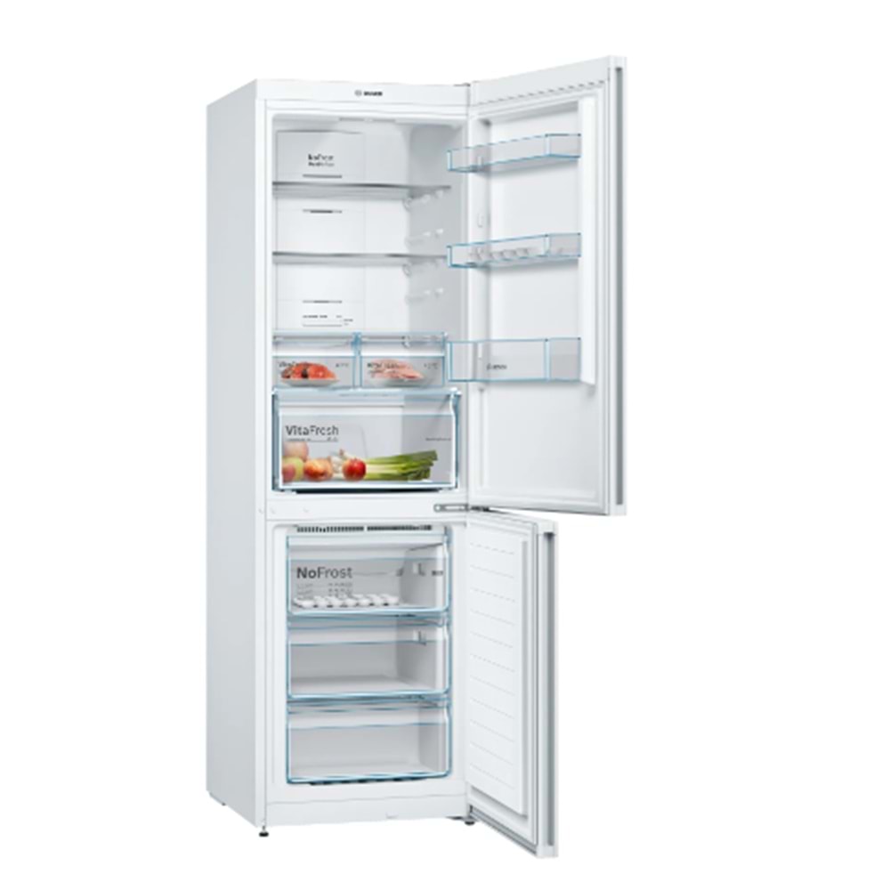 BOSCH KGN36XW30U 302 LİTRE BEYAZ NO-FROST BUZDOLABI