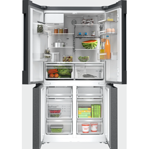 BOSCH KFI96AXEA 605 LİTRE A++ ÇELİK SİYAH NO-FROST BUZDOLABI