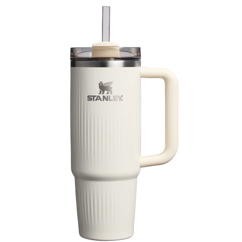 STANLEY FLUTED TUMBLER QUENCHER 30 OZ BEYAZ TERMOS