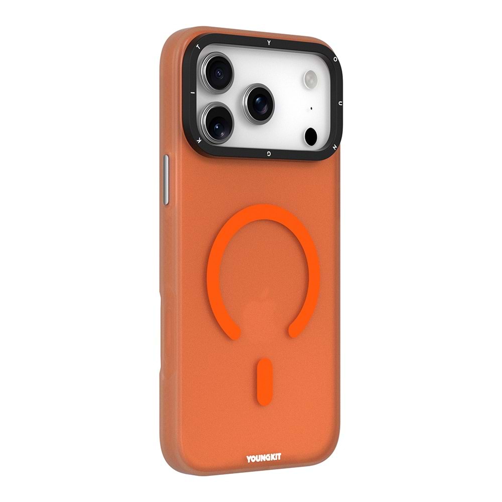 YOUNGKIT MAG SAFE HİDDEN KILIF TURUNCU 17 PRO MAX