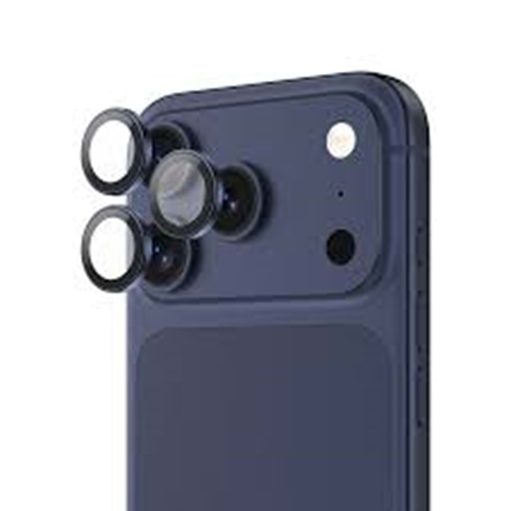 SUNİX SAFİR İPHONE 17 PRO / 17 PRO MAX KAMERA LENSİ DARK BLUE