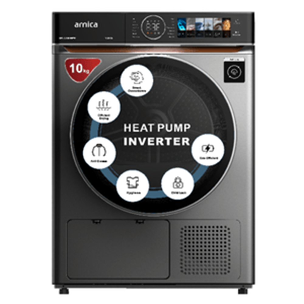 ARNİCA 10KG SİLVER FULL TOUCH KURUTMA MAKİNESİ DR-A1059HPW