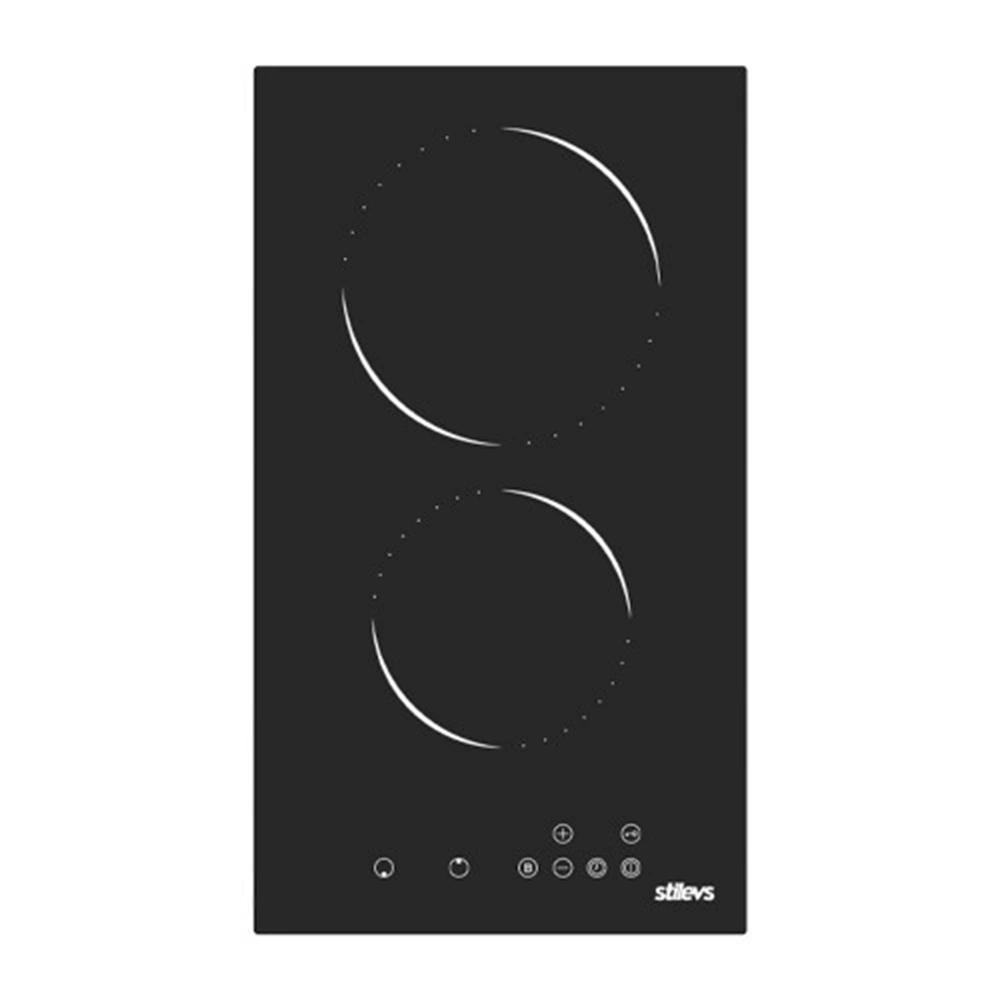 STİLEVS ST-AO-3020ETR SİYAH VİTRO SERAMİK OCAK 2Lİ