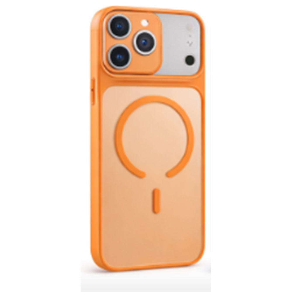 SUNİX NİGHT KAPAK İPHONE 17 PRO TURUNCU MAGSAFE KILIF