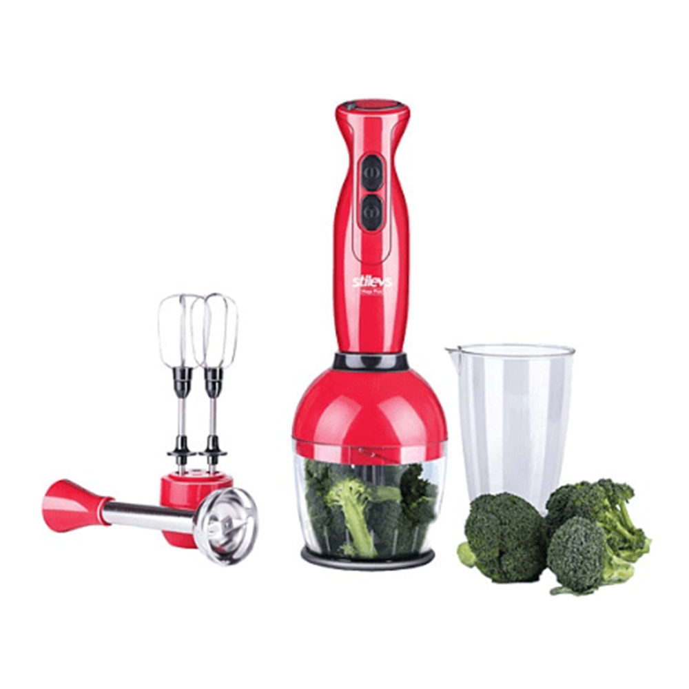 STİLEVS MAGO PLUS EL BLENDERİ KIRMIZI