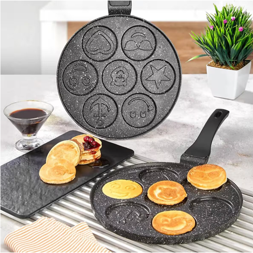 POLOCHEF CRYSTAL EMOJİ DÖKÜM PANCAKE 26 CM İPC-126