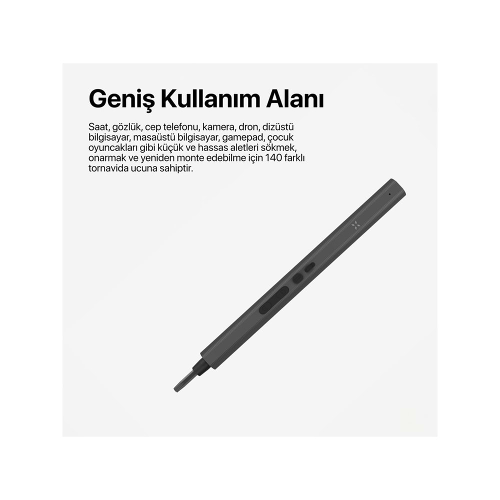 XENON SMART 153 PARÇA HASSAS ŞARJLI LED IŞIKLI TORNAVİDA SETİ X6833