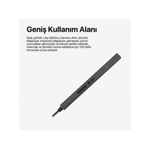 XENON SMART 153 PARÇA HASSAS ŞARJLI LED IŞIKLI TORNAVİDA SETİ X6833