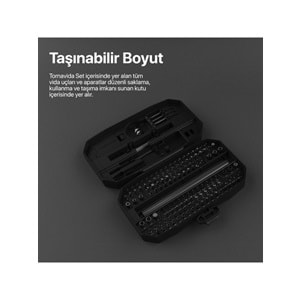 XENON SMART 153 PARÇA HASSAS ŞARJLI LED IŞIKLI TORNAVİDA SETİ X6833