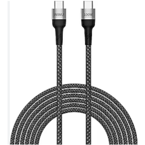 WİWU CONCİSE 100W 2 İN 1 PD DATA VE ŞARJ KABLOSU 1.2M TYPE-C&TYPE-C + TYPE-C C029