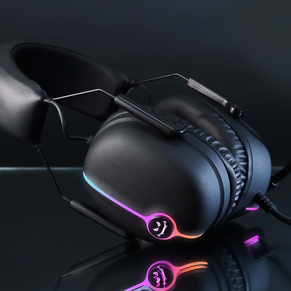 RUSH RHX71 TUSSLE 7.1 TİTREŞİMLİ RGB OYUNCU KULAKLIĞI