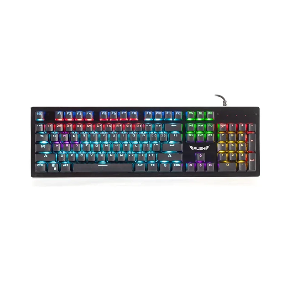 RUSH RK902 KİCKER RGB MEKANİK OYUNCU KLAVYESİ