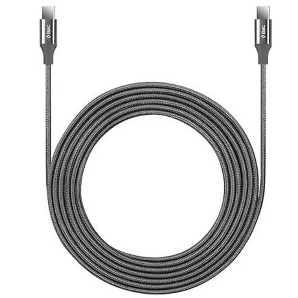 TTEC 2DK53UG TYPE-C TO TYPE-C ALUMİ 150CM 100W HIZLI ŞARJ KABLUSU