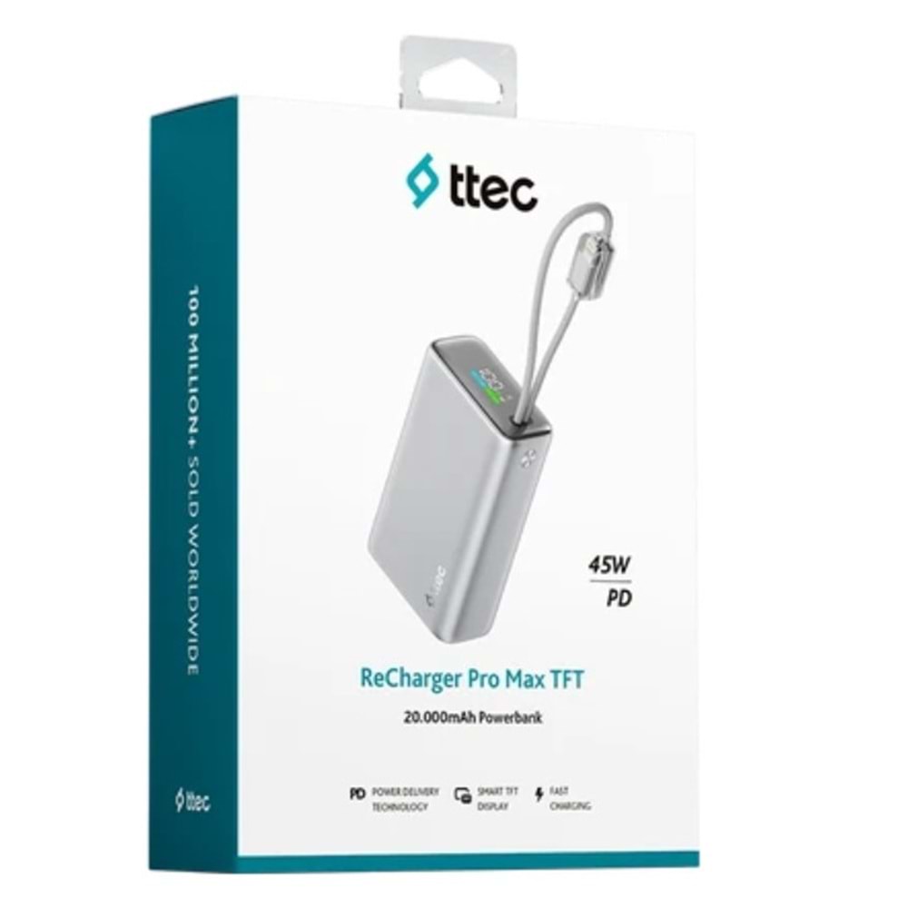 TTEC 2BB281G PROMAX 20000 MAH POWERBANK