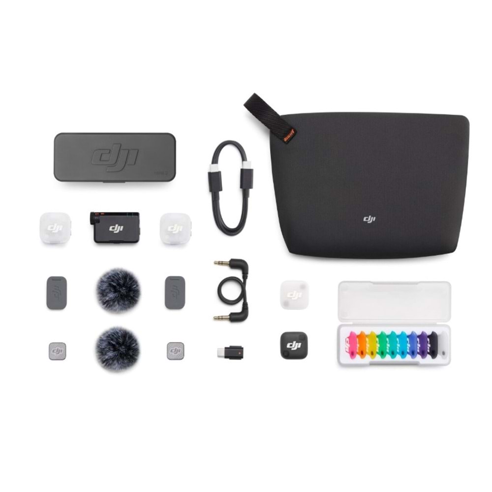 DJİ MİC MİNİ 2 (2TX+1RX+CHARGİNG CASE) MİCRPHONE
